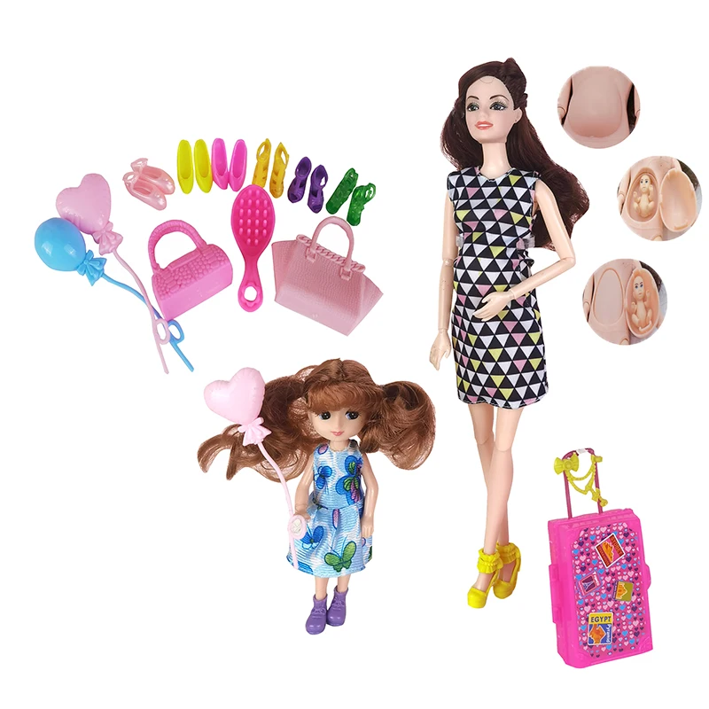 Модная Кукла для беременных 11 5/5 дюймов комбинированная игрушечная тележка мамы