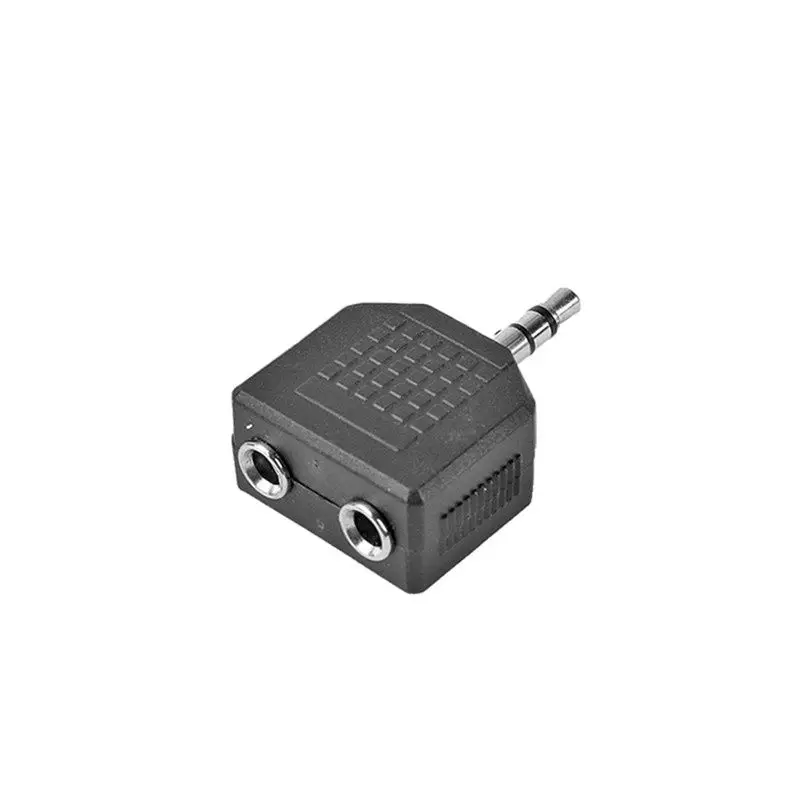 

3,5 до 3,5 одна точка два разъема один штекер-два гнезда 3,5 мм штекер-двойной 3,5 мм гнездовой аудио адаптер