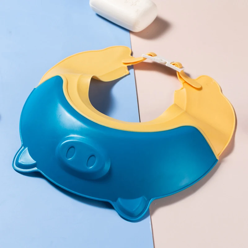 Shower Cap Accessories Bathing Protection Cute Adjustable Waterproof Visor Hat For Kids Children аксесуары для ванны | Дом и