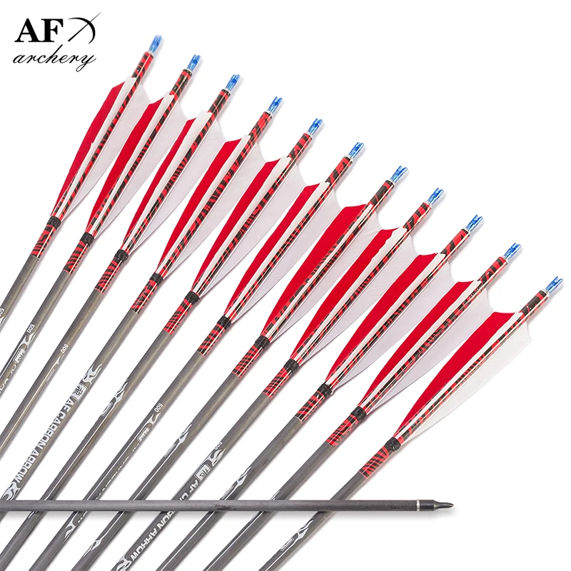 12x карбоновая фотография для Longbow Recurve Bow Hunting|carbon arrows turkey feather|arrow featherarrow |