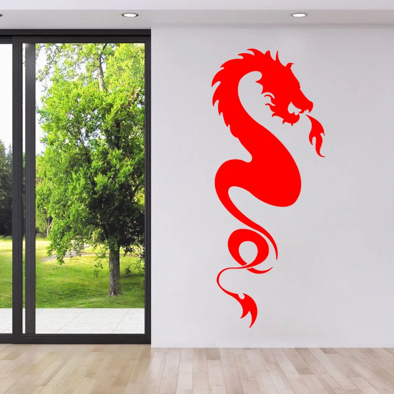 

Spitfires Dragon Wall Stickers Home Decor Wall Decals For Living Room Bedroom Removable Self Adhesive Wall Art Murals