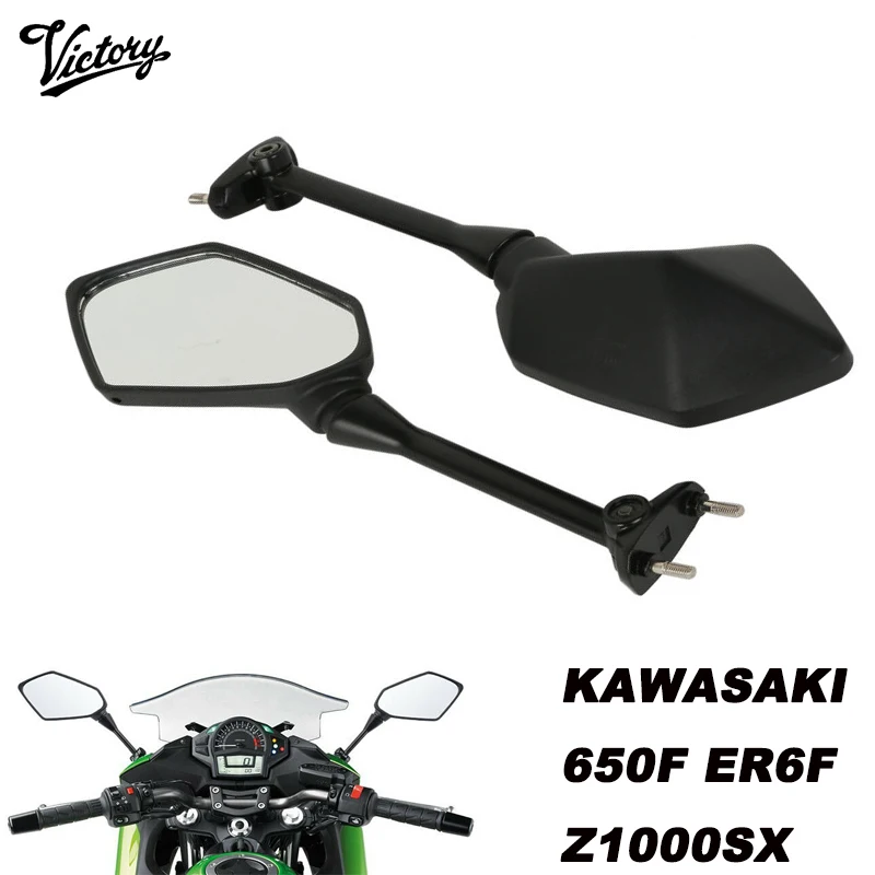 

Motorcycle Accessories High Quality Rearview Mirror For KAWASAKI JA 650R 2009 2016 ER-6F NINJA 1000 Z1000SX 2011 2014