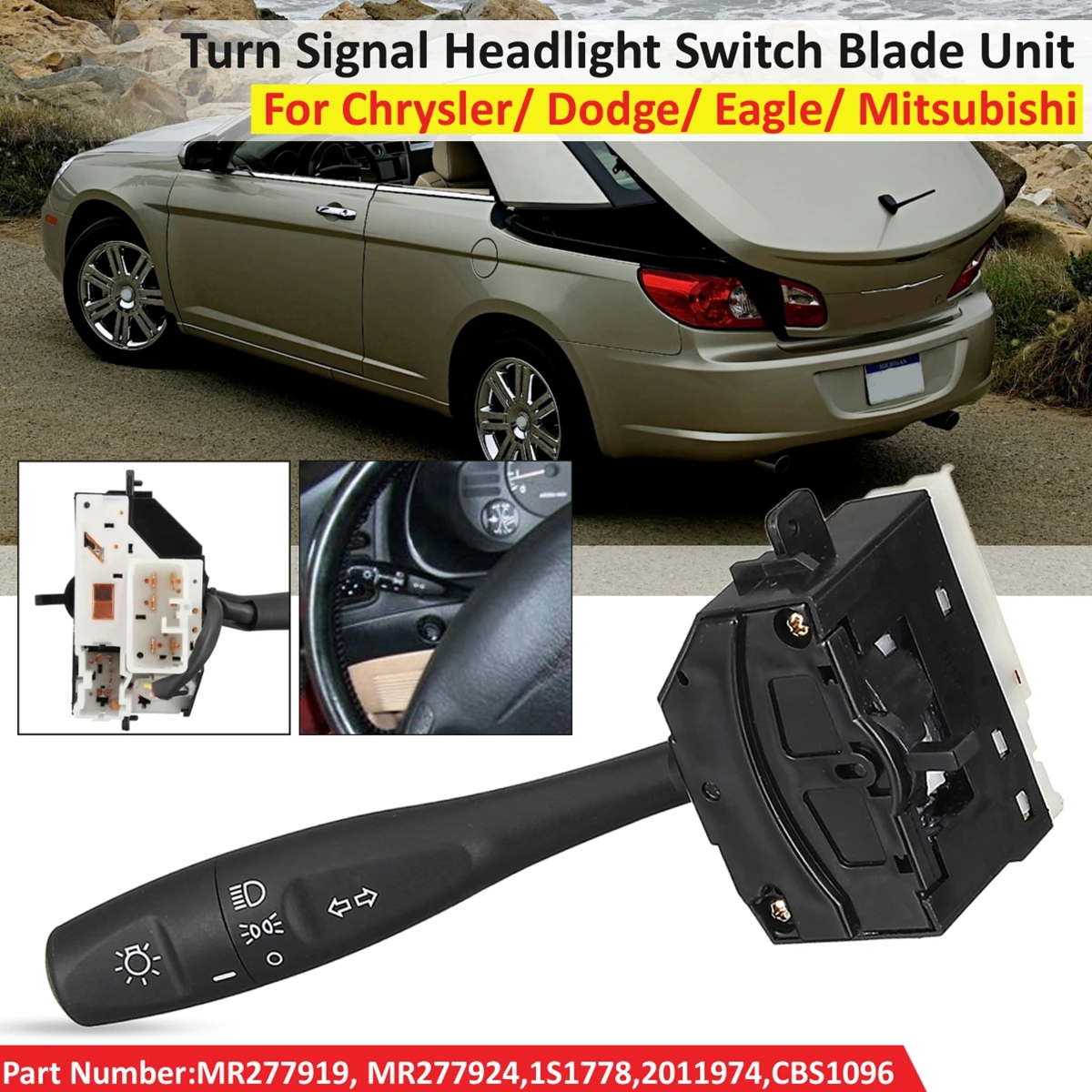 1 шт. переключатель поворотного сигнала для фар поворотный рычаг Chrysler Dodge Eagle