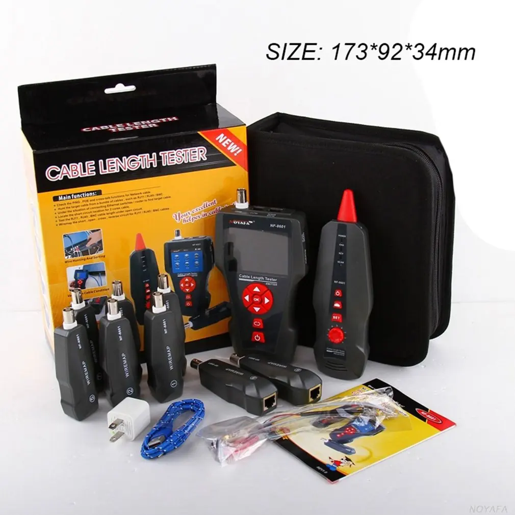

NF-8601W Professional Full-featured cable tester / network tester PING test POE test and crosstalk test