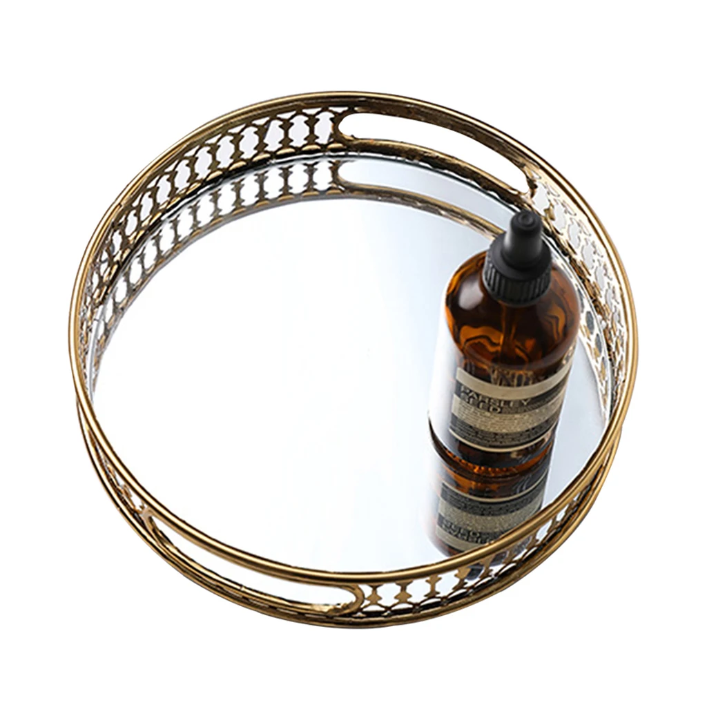 Кованые железные Позолоченные поддон держатель коробки f/Холдинг бусины