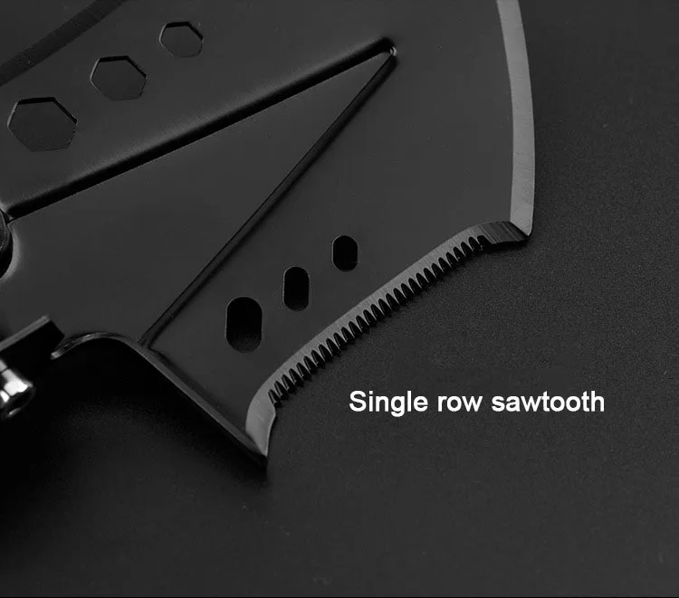 New Garden Camping Shovels Multifunctional Chinese Military Folding Shovel Outdoor Survival Pocket Tools Aluminium Alloy Handle |