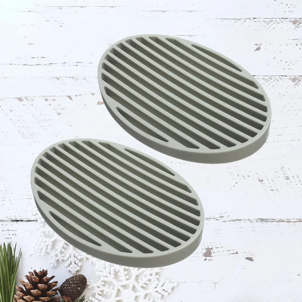 

2Pcs Soap and Asphalt Support Silicone Soap Box Asphalt Pad Soap Basket for Bathroom Red
