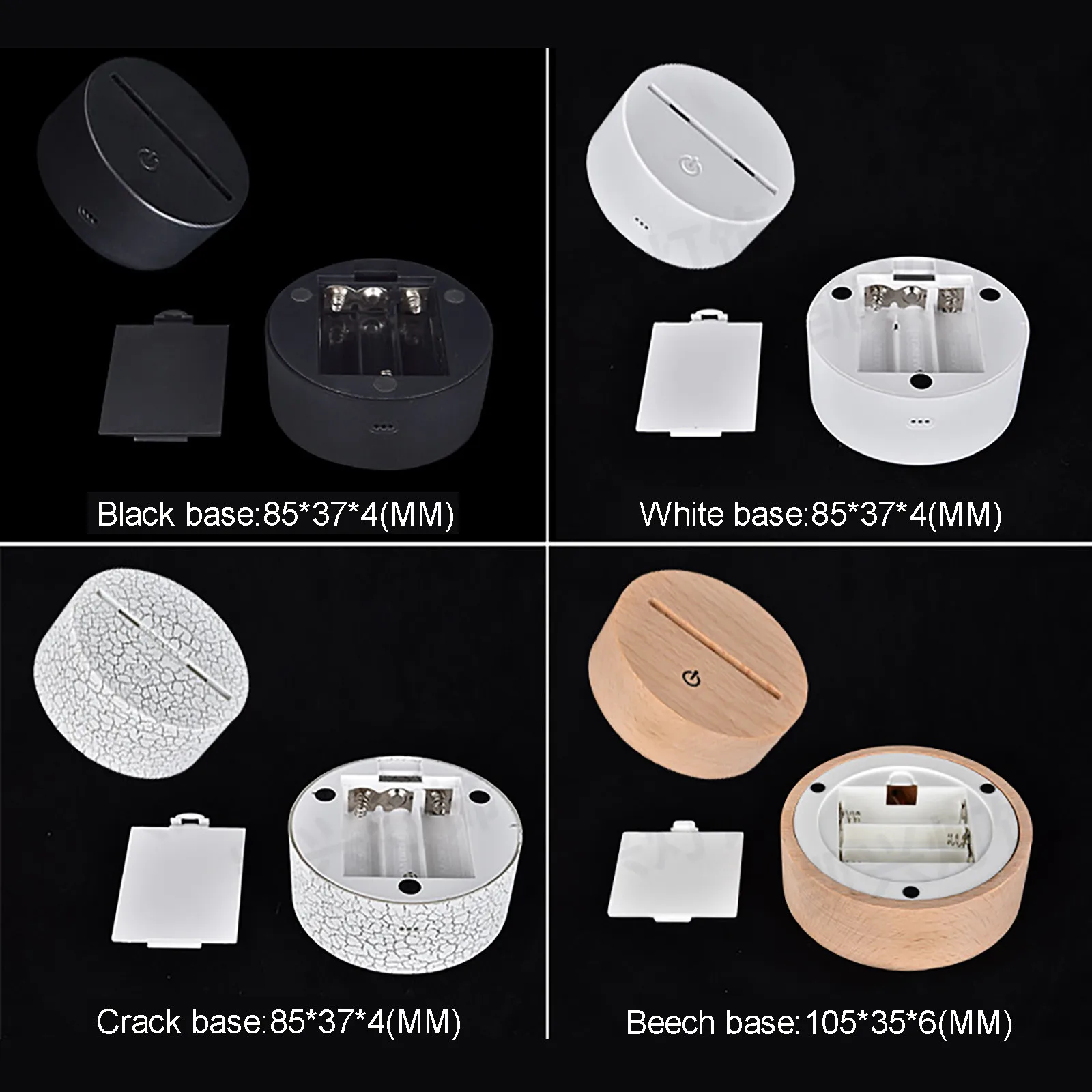 

Valentine's Day Gift 3D Night LED Colorful Gradient Remote Control Night Light for Wife Girlsfriend Bedroom Home Decoration