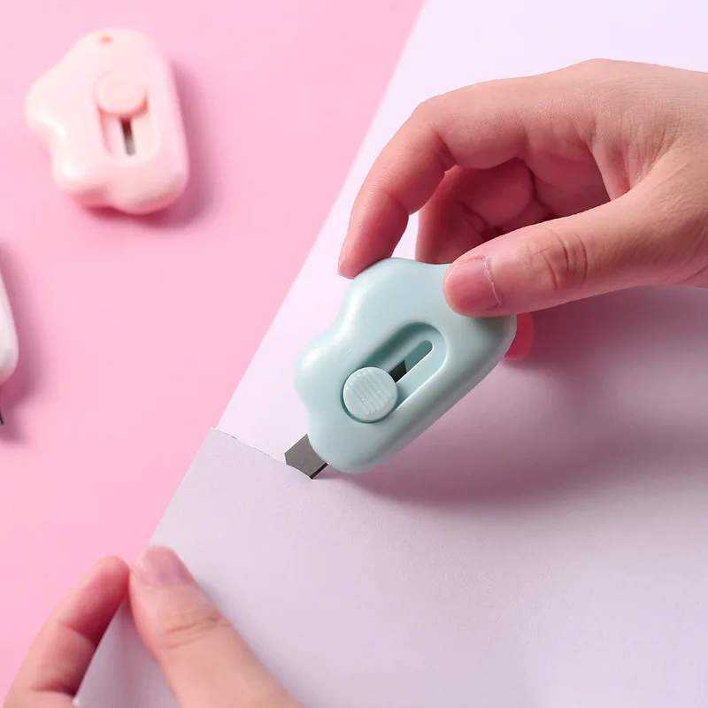 1 шт. Kawaii Мини карманный нож для облачного искусства экспресс-коробка резки