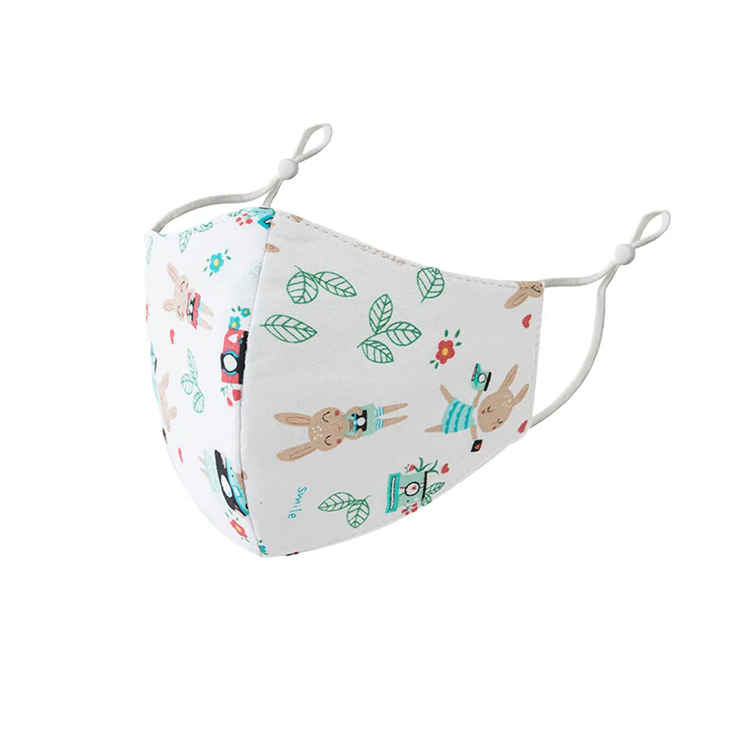 Рождественская моющаяся многоразовая детская мультяшная Регулируемая защитная