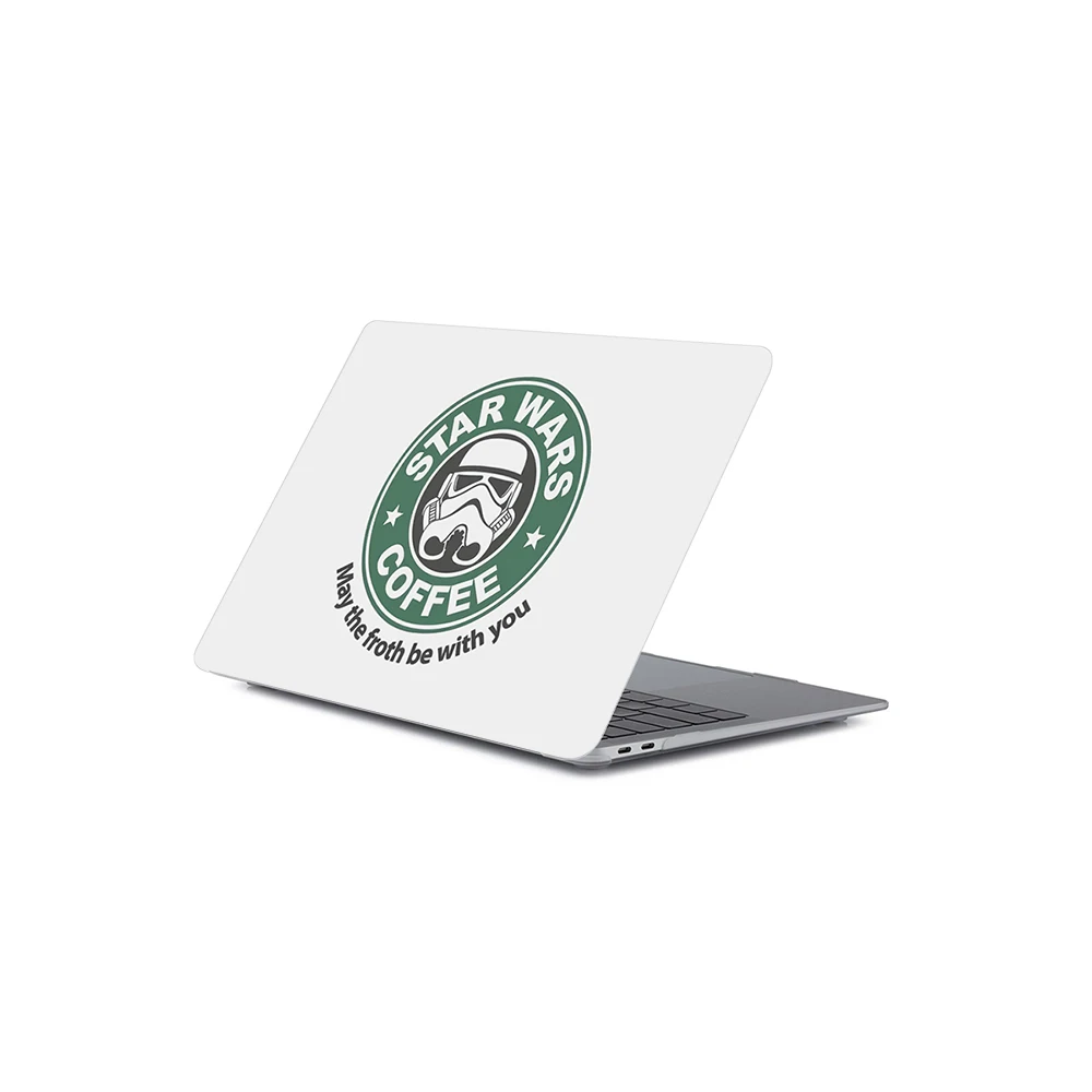 Чехол для Apple MacBook Retina Air 12 13 3 New Pro 15 4 16 дюймов с принтом кофе из Звездных Войн|Сумки