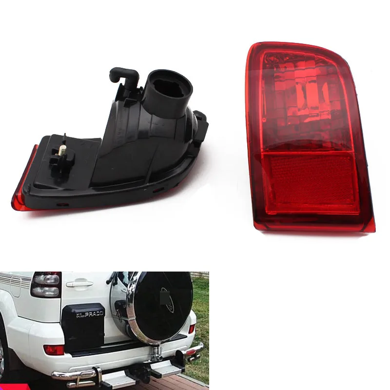 1 пара красных линз задний бампер отражатель фонарь корпус противотуманных фар