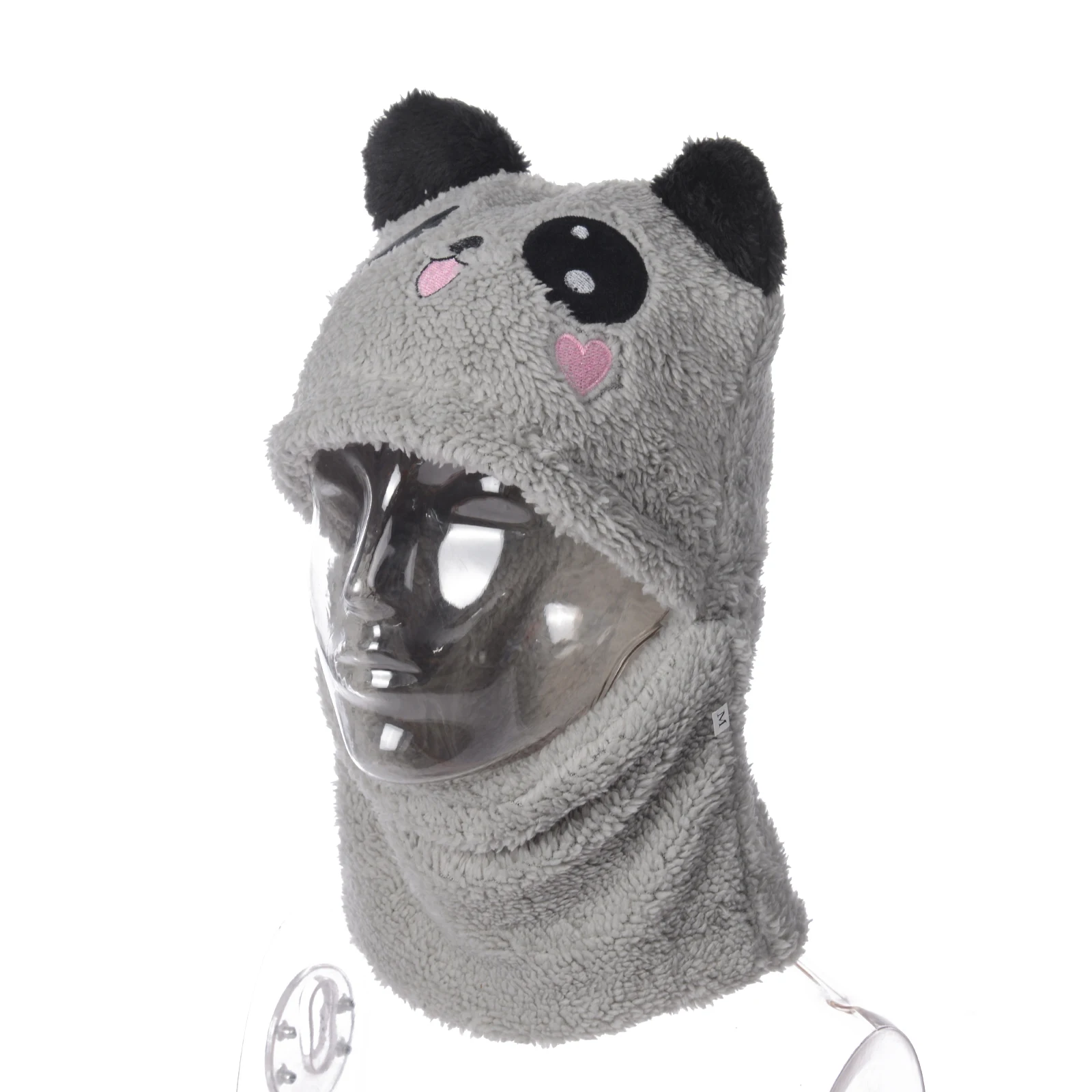 

Casual Children Winter Knit Hat Soft Warm Cartoon Bear Beanie Cap With Pom Pom Boys Girls Warm Baby New Wool Ball Knitted Caps