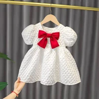 baby summer clothing new baby princess girls dress christening lace wedding party kids formal clothes