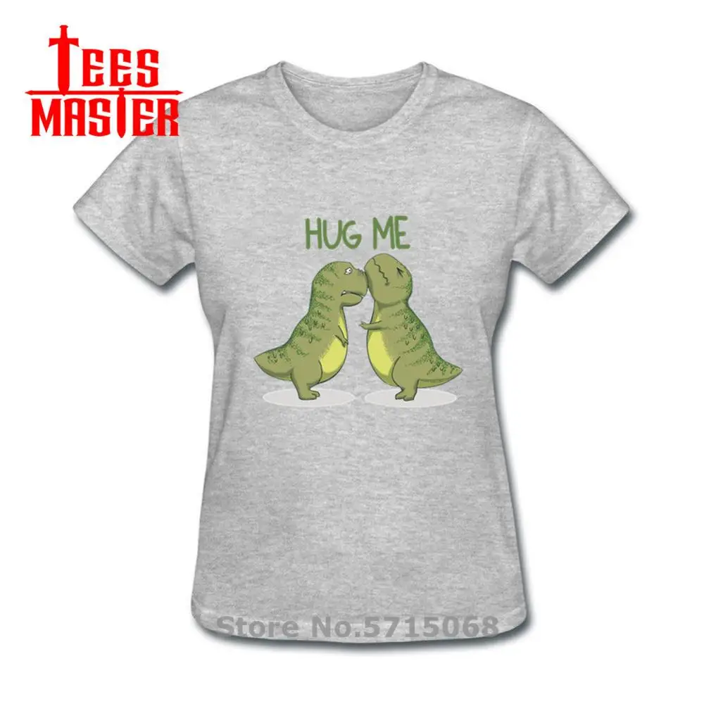 Футболка женская хлопковая с принтом в виде динозавров забавный Повседневный