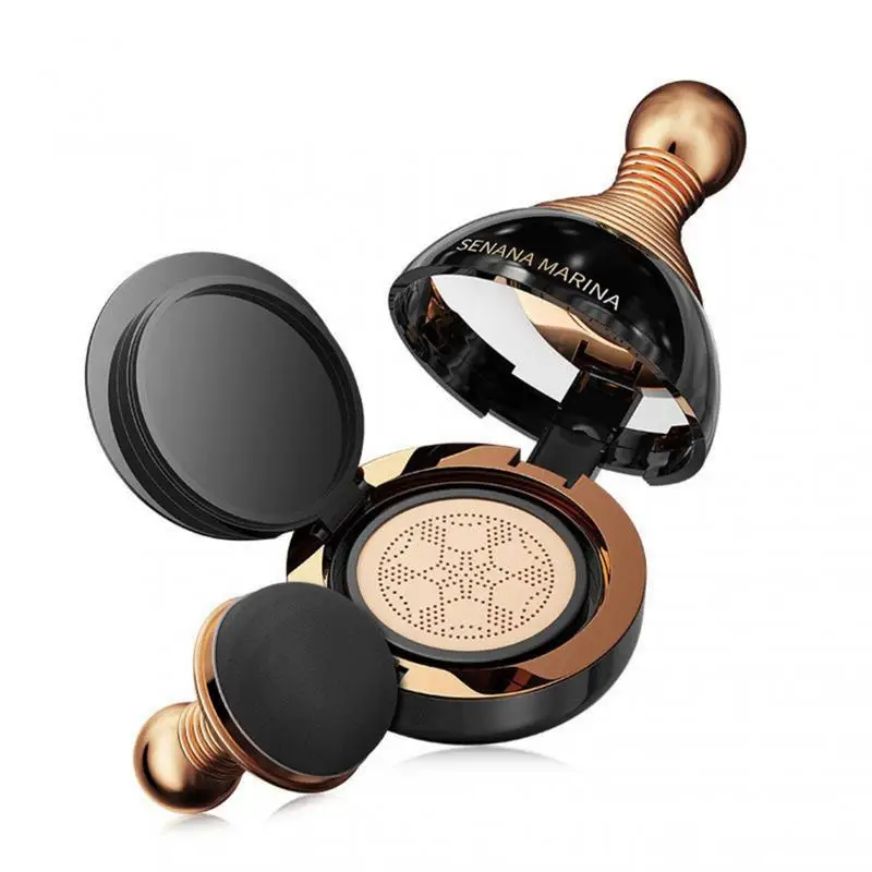 

Foundation Cushion Beauty Cream Concealer Moisturizing Mushroom Puff Breathable Brightening Makeup BB Cream With Mirror TSLM2