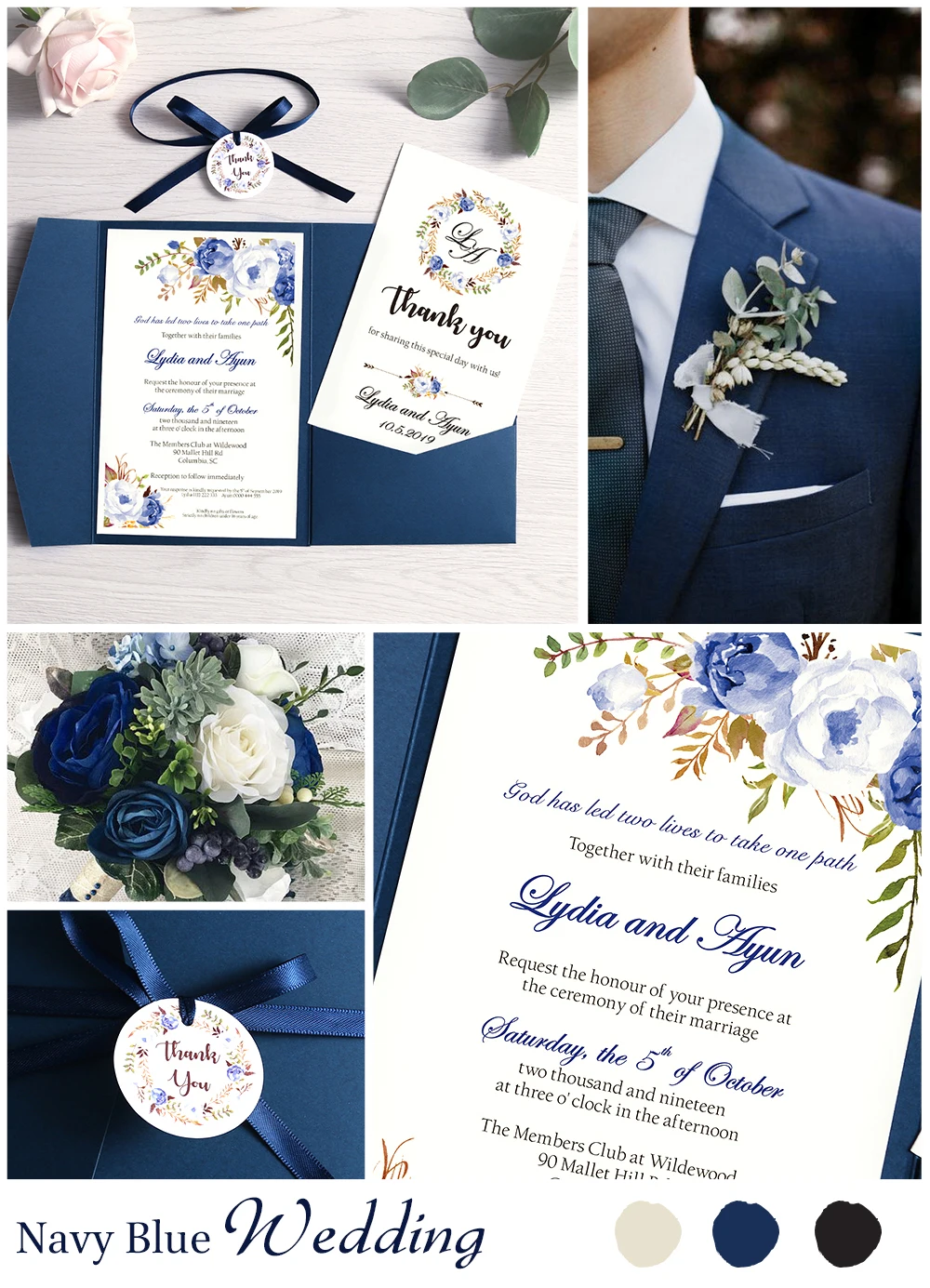 100 шт. Свадебное приглашение темно-синий розовый бордовый поздравительная