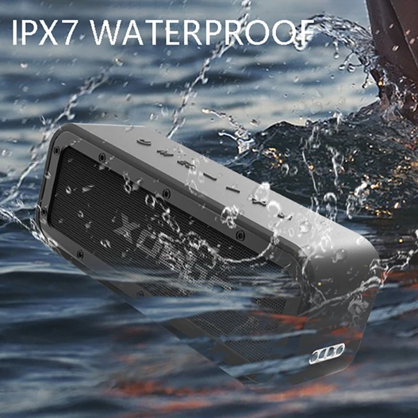 

Portable Bluetooth Speaker 5.0 IPX7 40W TWS Wireless Speaker for Outdoor Home Bar PartyTravel Beach Shower Hiking