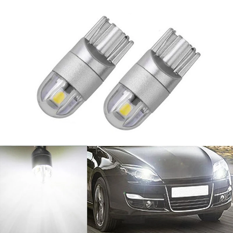 2 шт. W5W светодиодный T10 лампы внутреннего освещения дневные ходовые огни 3030 2SMD 194