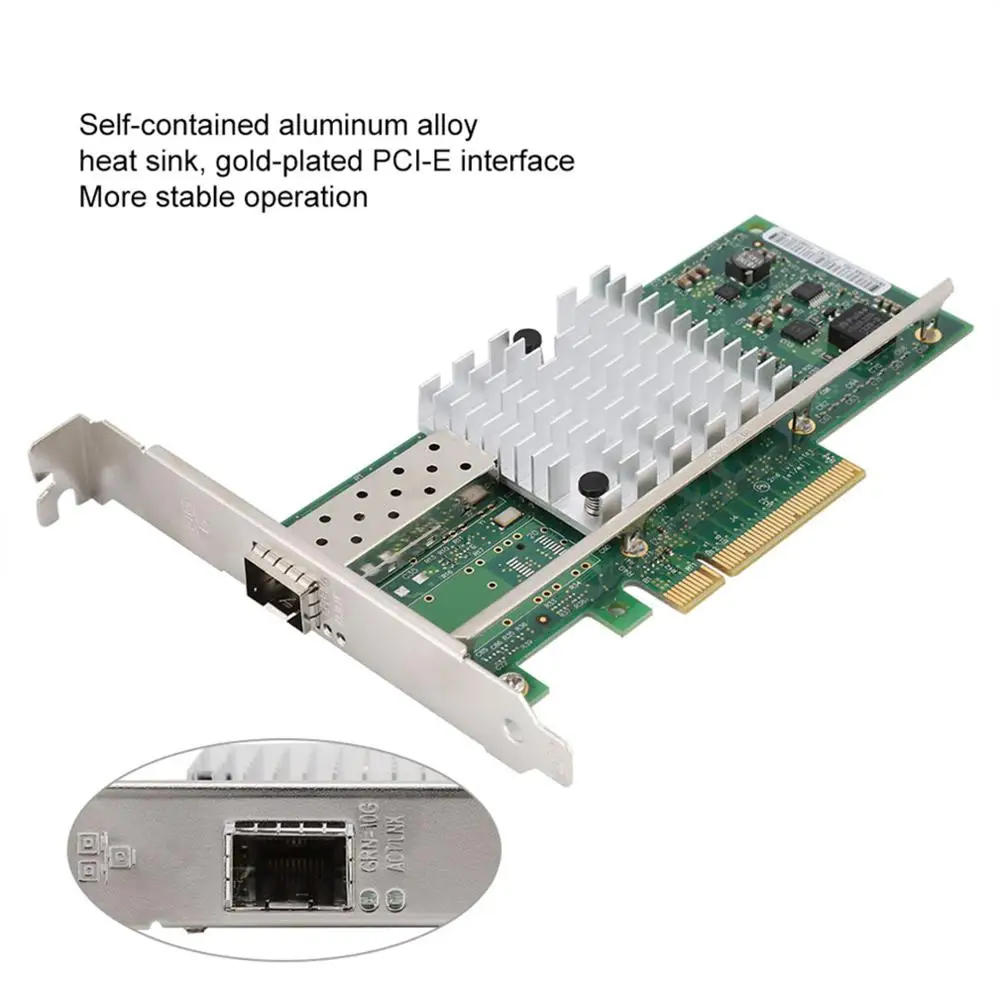 Для INTEL X520 DA1 82599EN PCI E 10G SFP волоконная сетевая карта Ethernet серверный адаптер|Сетевые