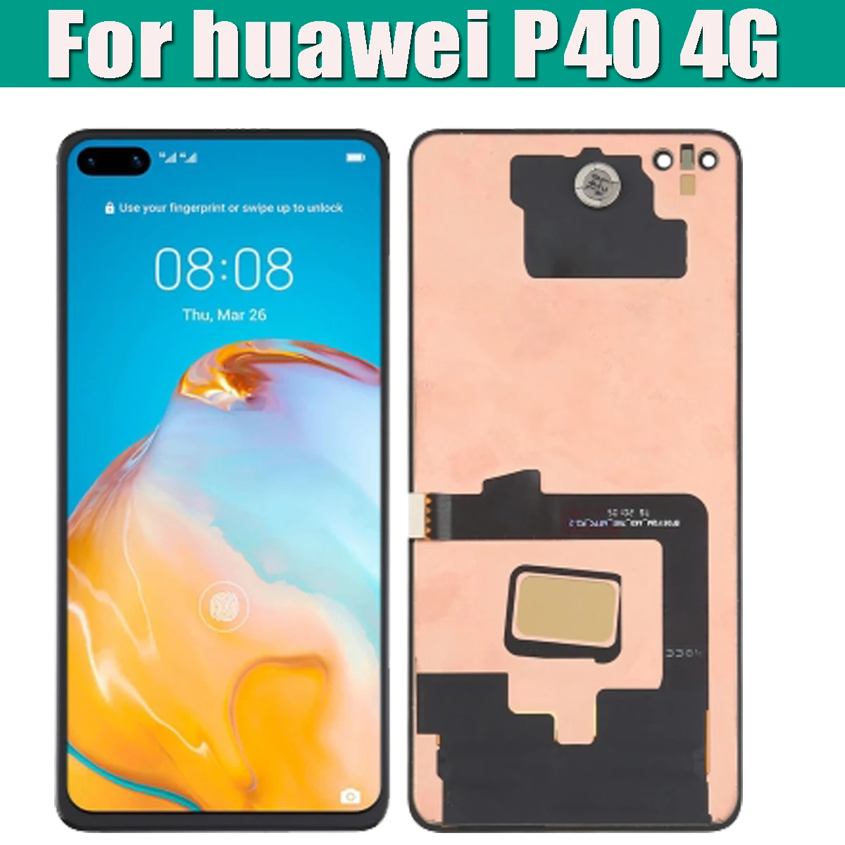 Pantalla LCD Original de 6,1 pulgadas para Huawei P40 4G, montaje de digitalizador con pantalla t&aacute;ctil, ANA-AL00 de repuesto-0