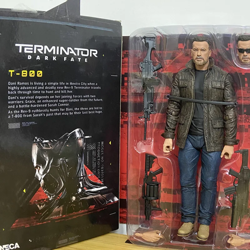 Фигурка NECA Terminator T-800 фигурка Коннора Арнольда Шварценеггера модель Dark Fate Сара