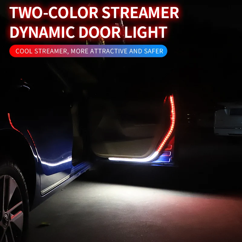 

Автомобильный интерьер дверь Добро пожаловать светильник светодиодный Безопасность Предупреждение стробоскоп сигнальная лампа полосы 120 ...