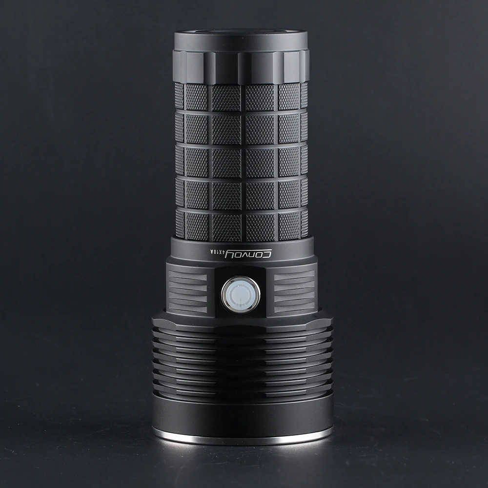 Фонарь Convoy 4X18A, CREE XHP70.2, 4300lm, с контролем температуры и зарядным интерфейсом type-c