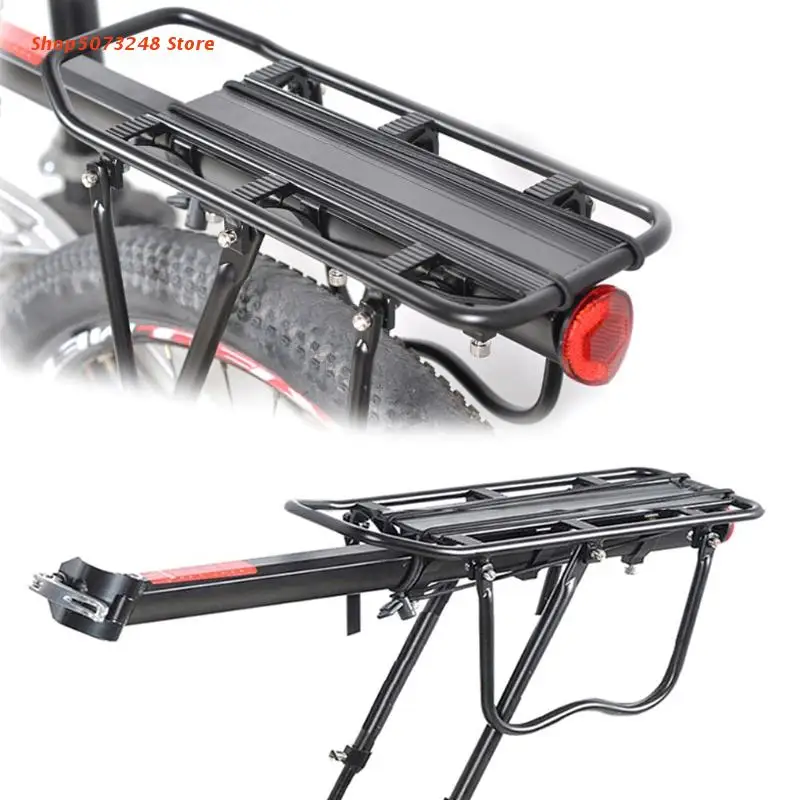

Bicycle Luggage Carrier Aluminum Cargo Rear Rack Shelf Cycling Seatpost Stand