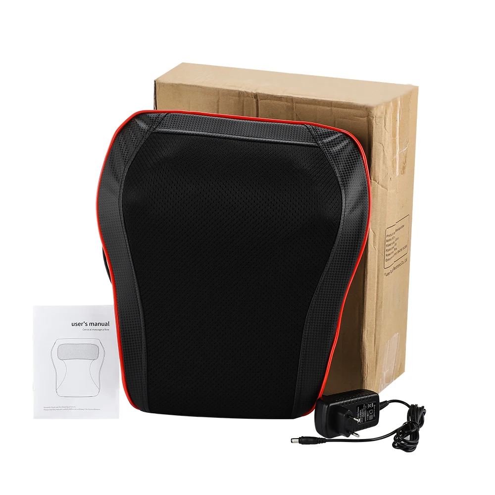 

Agdoad Back Neck Massage Pillow Car Home Cervical Shiatsu Massager Shoulder Body Massage Cushion for Pain Relieve