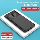 Чехол с аккумулятором NTSPACE, 6800 мАч, для Xiaomi Redmi 9
