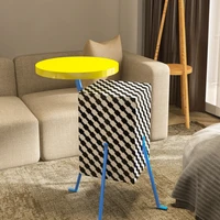 sofa corner table designer model villa living room personalized side table model room minimalist c shaped creative table