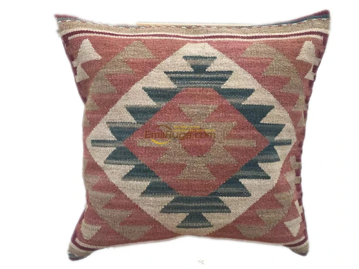 Подушка офисная вышивка прикроватная короткая плюшевая подушка для спинки