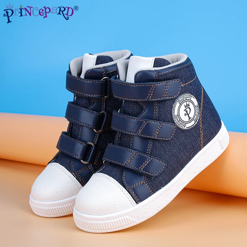 Princepard-zapatos ortop&eacute;dicos para ni&ntilde;os, zapatillas deportivas con plantilla correctiva, con soporte para arco AFOs, color azul, novedad de oto&ntilde;o-5