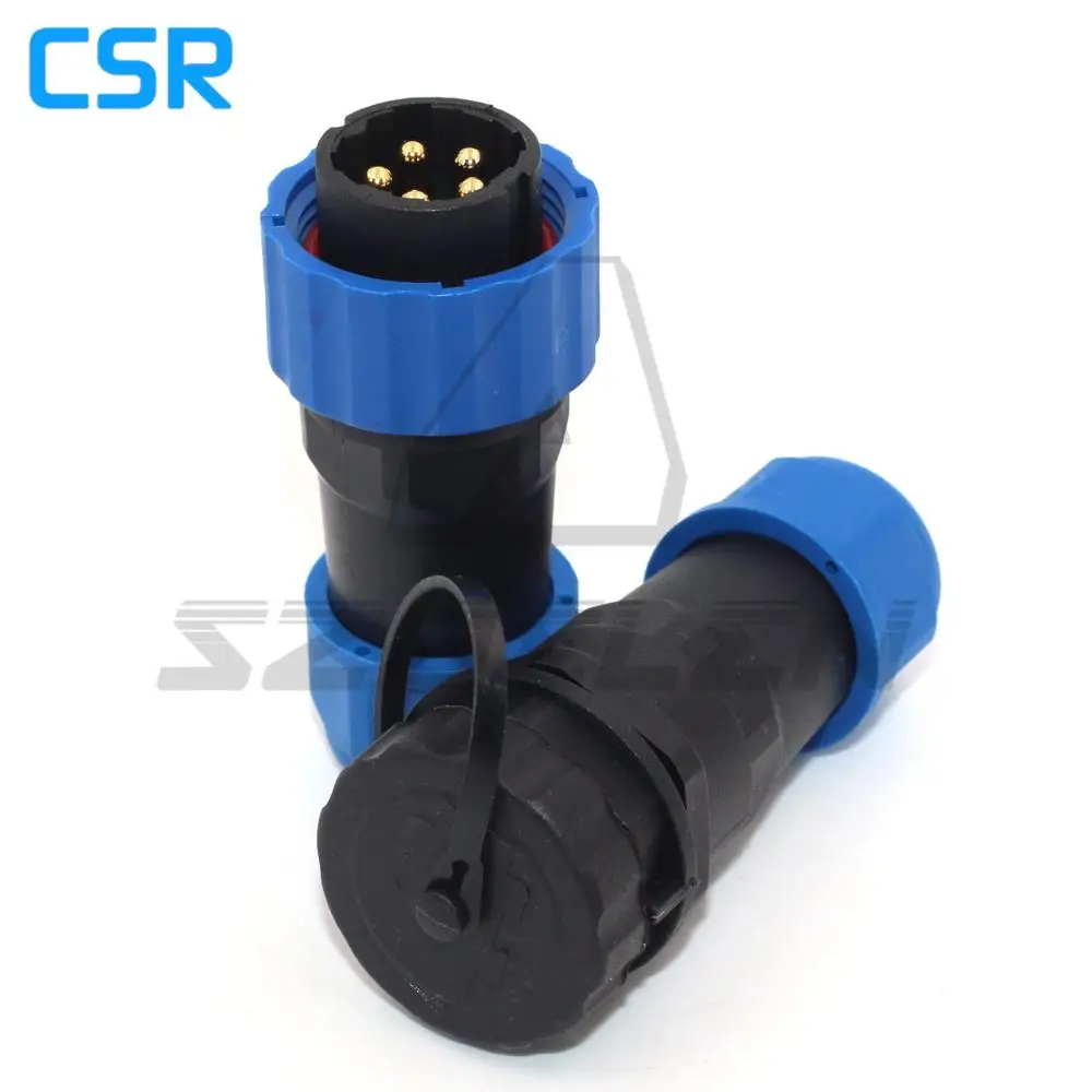 Разъем SD20 5-контактный водонепроницаемый IP67 для автомобильного промышленного