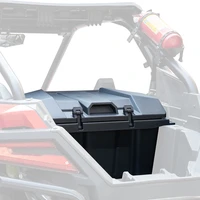 black storage rear cargo box 73 qt for polaris rzr pro xp xp 4 black high quality polypropylene rzr pro xp utv 2020 2021