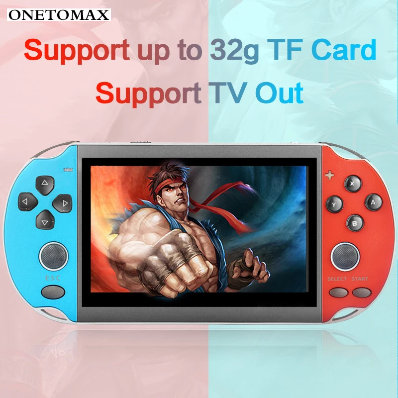 Портативная игровая консоль с цветным ЖК экраном HD Ручной игровой Ретро плеер