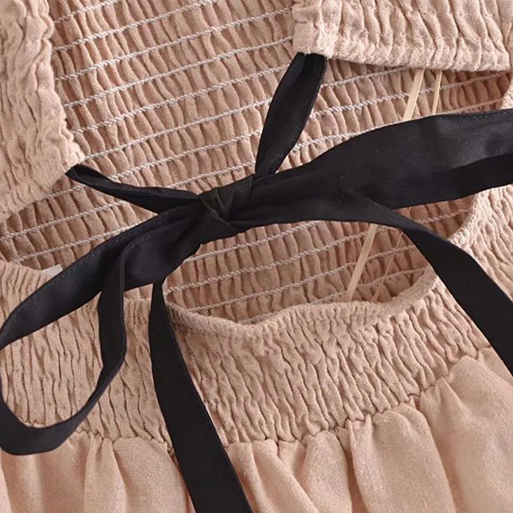 

2021 summer new women's fashion all-match holiday style solid color hollow stretch halter ruffled tops vest suspenders