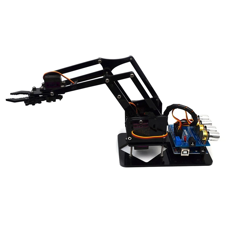 Хит! Diy акриловый робот-манипулятор для Arduino Kit 4Dof Toys механический захват