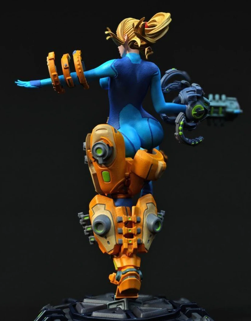 

1/24 75mm 1/18 100mm Resin Model Kits Mechanics Girl Figure Sculpture Unpainted No Color RW-608