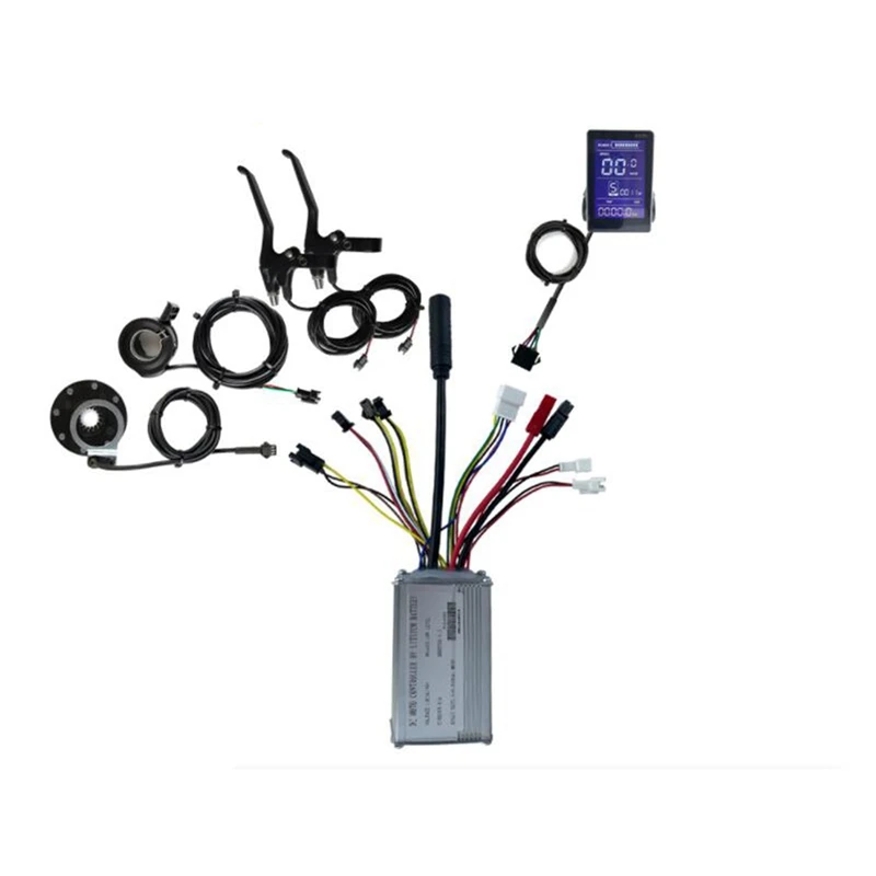 

Ebike Controller 36V48V 250W With LCD GD06 Display Smplug 15A Electric Bicycle Motor Conversion