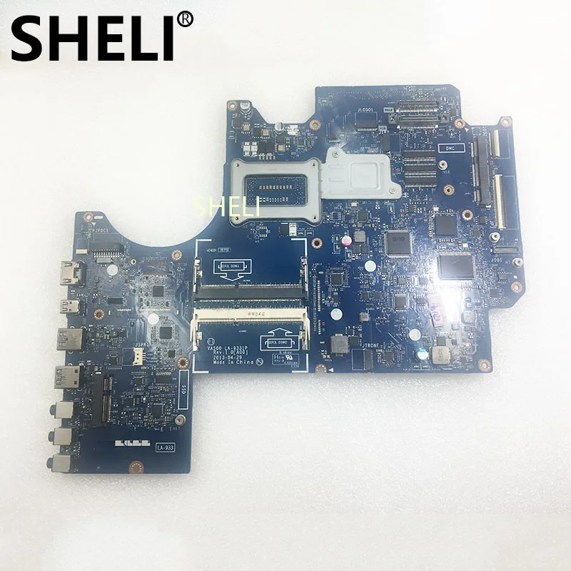 Материнская плата SHELI для ноутбука и ПК DELL Alienware M17X R5 R6 CN-041W46 041W46 CN-05RW0M 05RW0M VAS00 LA-9331P