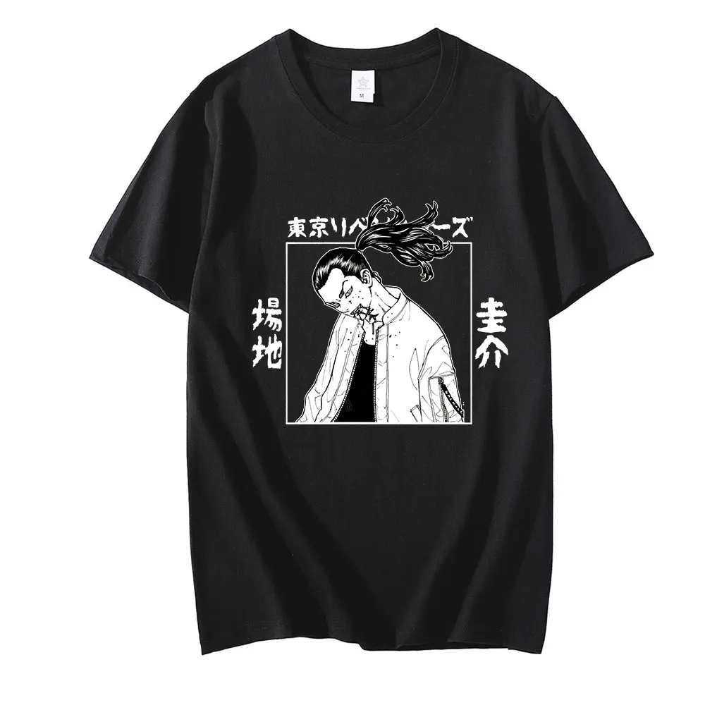 

Мужские футболки в стиле хип-хоп в стиле Харадзюку, футболка с рисунком Токийского рептицита из аниме, Мужская модная футболка в стиле японс...