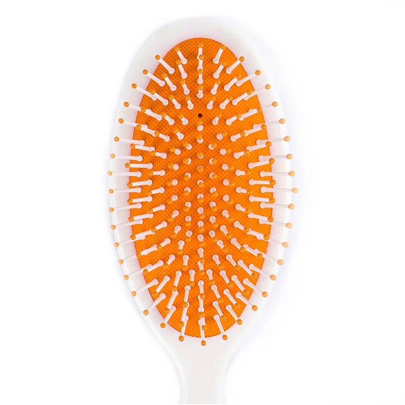 

4 Color Flower Printed Anti-static Hair Brush Massage Comb Shower Wet Detangle Hair Brush Salon Hair Styling Tools