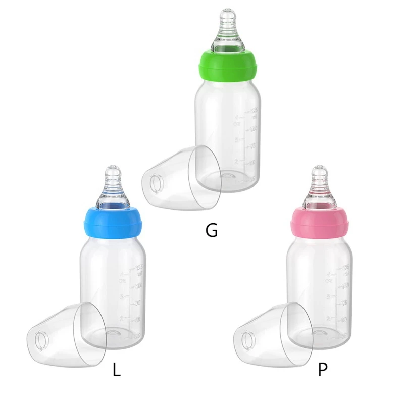 

New 125ml Newborn Standard Mouth Baby Drinking Juice Milk Bottle Maternal and Infant Feeding Products BPA FREE Hot