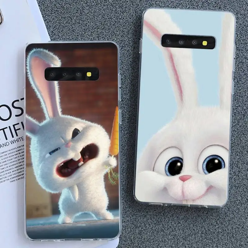 

Chenel secret Pet cute rabbit bunny Luxury Unique TPU Phone Case for Samsung Galaxy S10 S10E Lite s6 s7 s8plus s9plus S5 S20