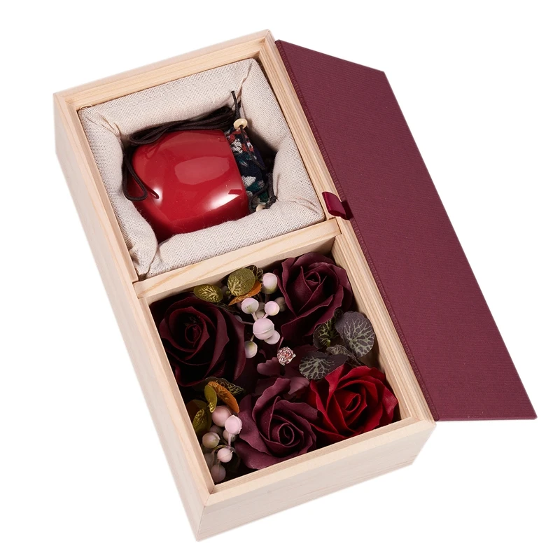 Мыло для ванны с розами рук лепестки цветов Подарочная Коробка мыла гостей