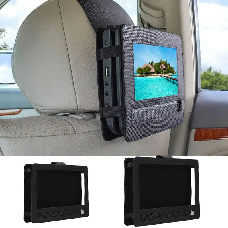 Универсальная сумка для головной опоры автомобиля с держателем DVD, защитным хранением для чехла планшета iPad E4O1.