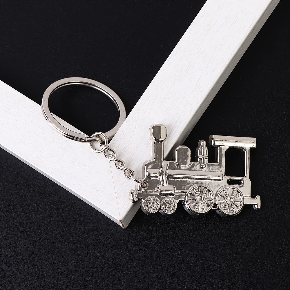 Train Model Keychain Men Women Key Chain Party Gift jewelry Small Car Bag Charm Accessories key Ring | Украшения и аксессуары