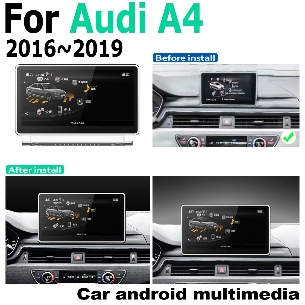 9 33 &quotAndroid 2G RAM для Audi A4 8W 2016 ~ 2019 MMI GPS сенсорный экран мультимедиа плеер Стерео
